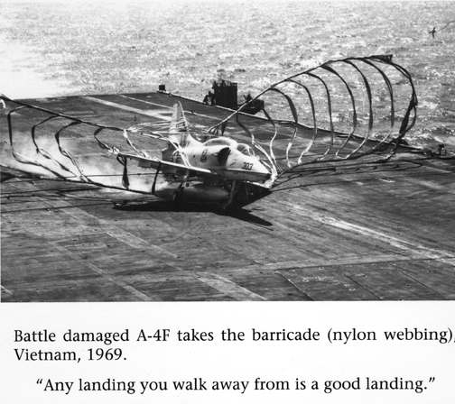 A4-F carrier barrier lan ding