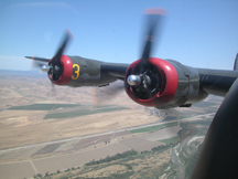 right wing from nose turret